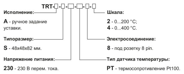 Термоконтроллер INNOCONT серии TRT-A-S-230-PT-8